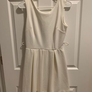 Backless White Dress - size M